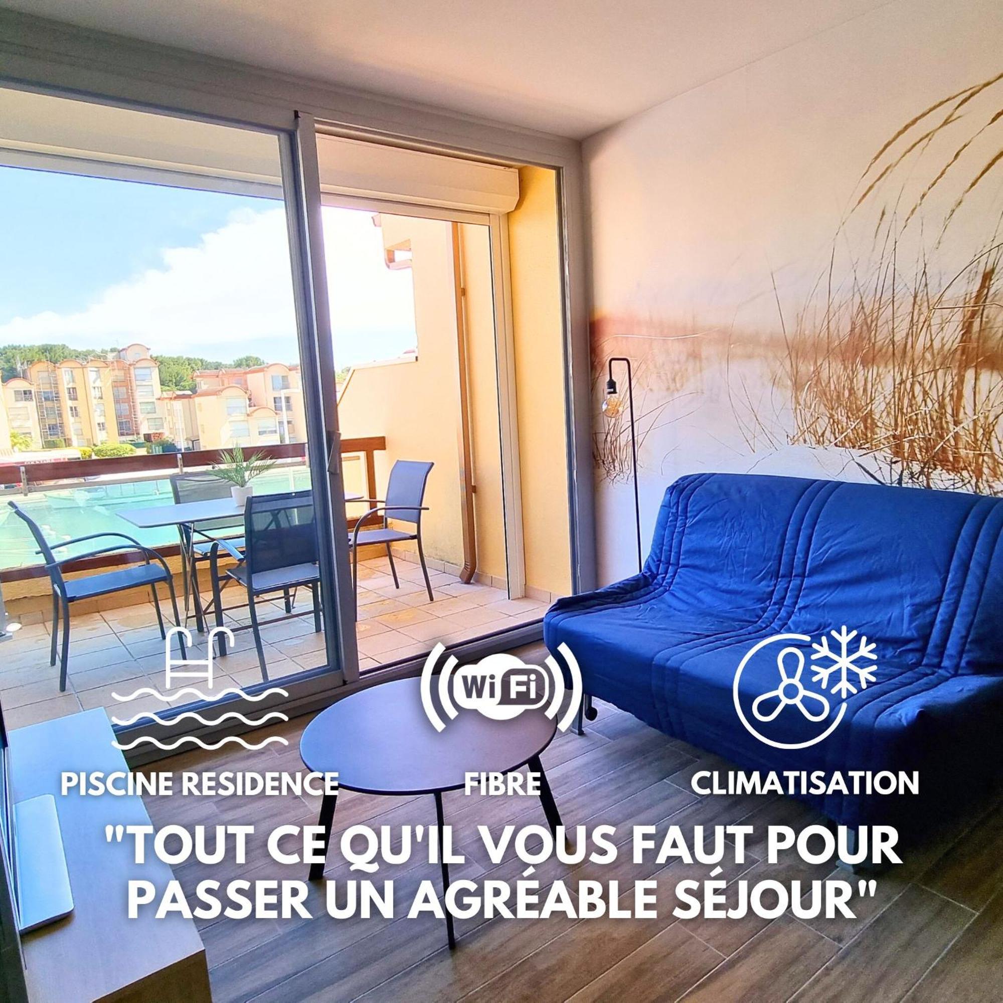 Magnifique Studio Sur Le Port De Gruissan Zewnętrze zdjęcie